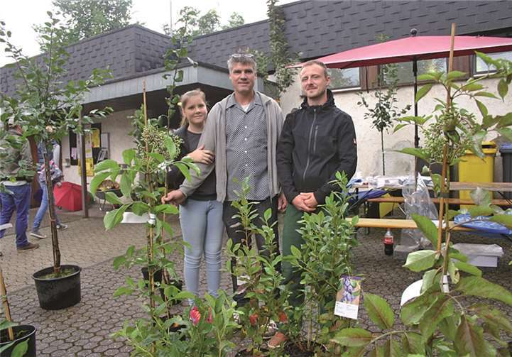 Junge Bäume wurden von einer Firma aus Königswinter abgeboten.