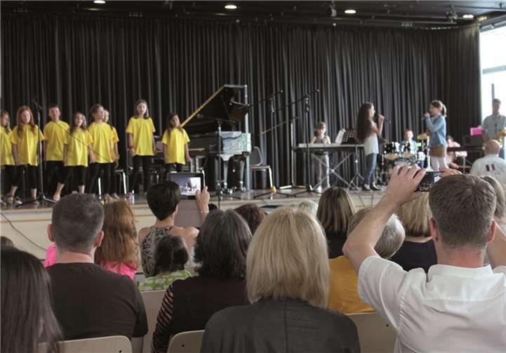 Junge Musiker zeigten ihr Können.