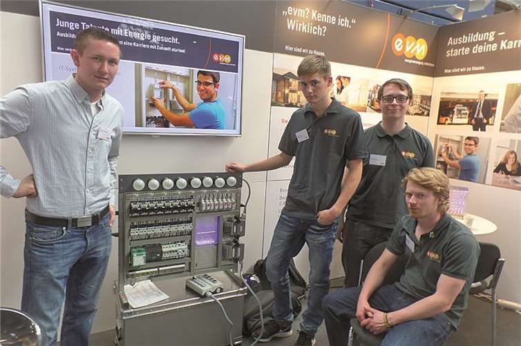 „Junge Talente mit Energie gesucht“ - auch die EVM bietet interessante Ausbildungsplätze an.