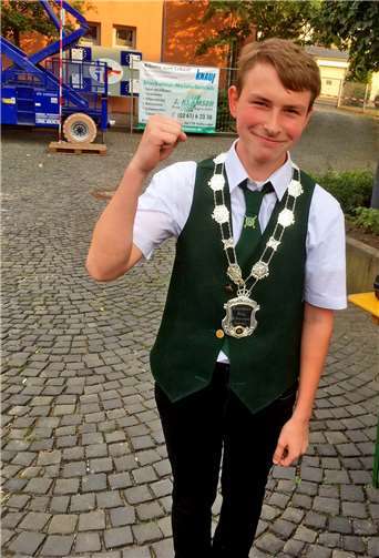 Jungschützenkönig Benjamin Jacoby.R. Günther