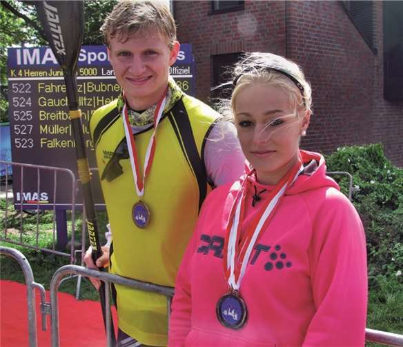 Junioren-Nationalmannschaftsfahrerin Larissa Schilde und Junioren-Nationalmannschaftskadermitglied Robin Breitbach vom WSV Koblenz-Metternich kehren glücklich und zuversichtlich von der Deutschen Meisterschaft zurück.