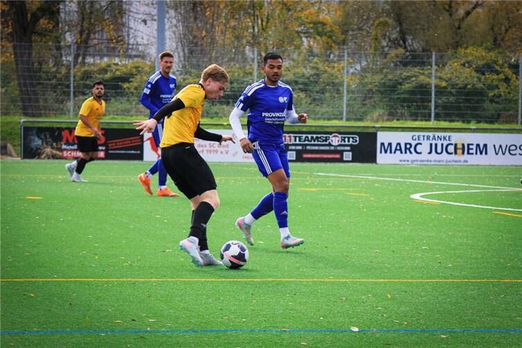 Justin Schällhammer und der SC Sinzig verloren mit 1:3 gegen die DJK Kruft/Kretz