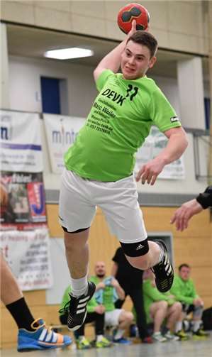 Justin Schlaus konnte sich auch dieses Mal wieder gut ins Spiel integrieren.Anke Bous