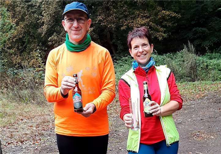 Jutta Handwerker gewann ein Bierpaket von der Vulkan Brauerei. Foto: privat