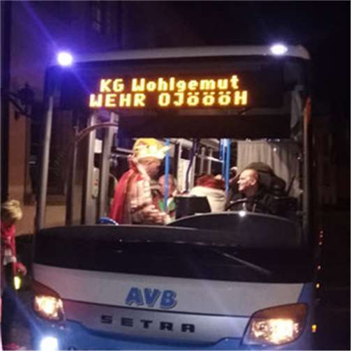 KG Wohlgemut Wehr: Rosenmontagszug 2020 in Wehr