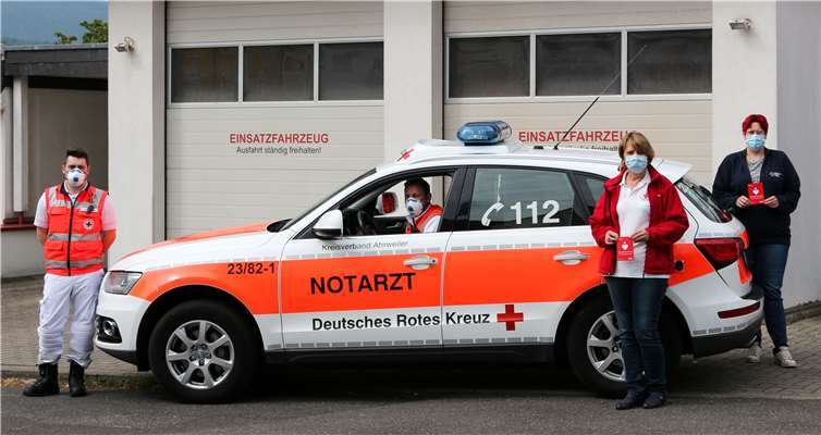 KSK Ahrweiler sagt „Danke“ ans DRK: Nur ein Beispiel von vielen stillen Helden in der Corona-Krise.Foto: privat