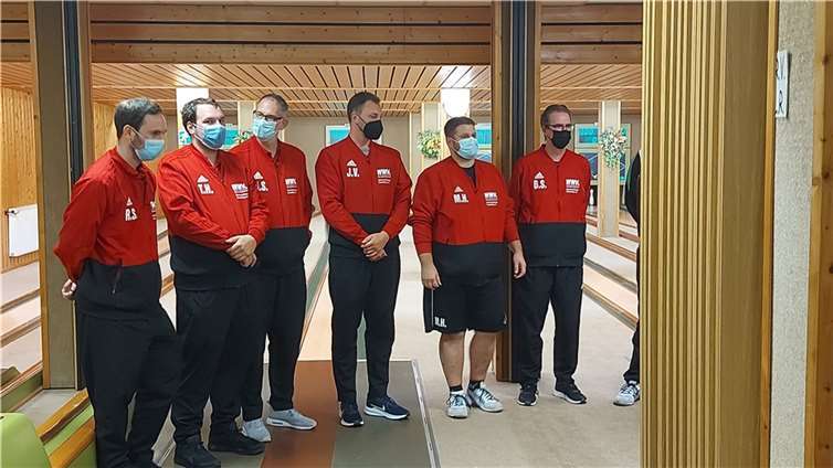 KSV Stromberg 1 von links: Schumacher R., Hübgen T., Steinbach, Volk, Hübgen M, Schneider. Foto: privat