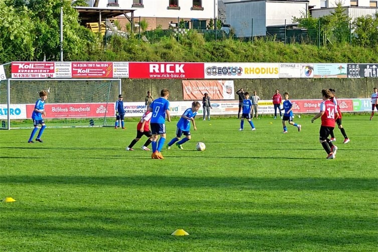 Kämpfen bis zum Abpfiff.