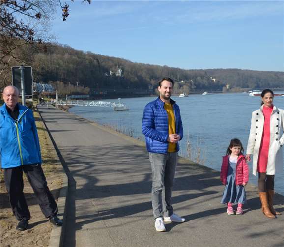 Kämpfen für ein verbessertes Radwegenetz: Martin Thormann (mittig) zusammen mit Ulrich van Bebber und Christina Steinhausen. Foto: privat