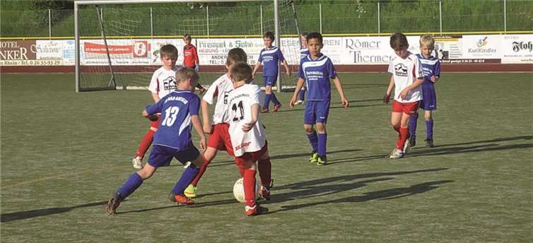 Kämpferisch standen die Breisiger den Kindern aus Dernau in nichts nach. privat