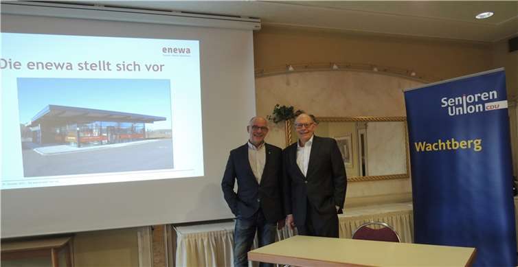 Kai Birkner (l.) und Dr. Dieter Braun vor der Veranstaltung. Foto: privat