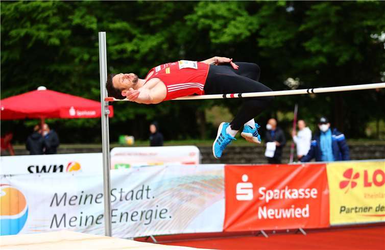 Kai Kazmirek übersprang in Götzis 2,03 Meter. Foto: privat