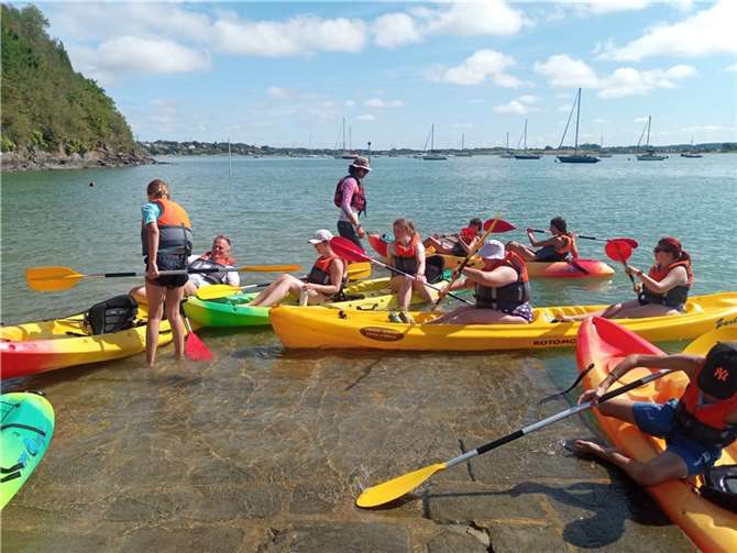Kajaktour auf der Rance.