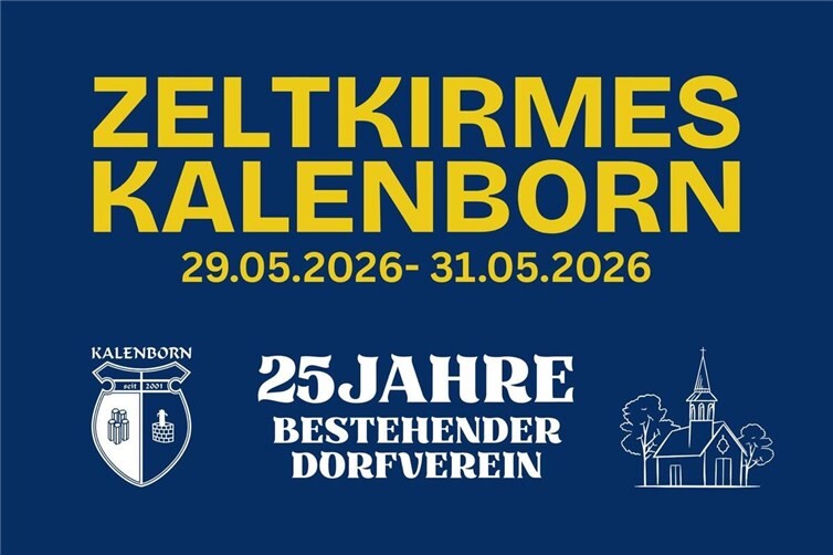 Kalenborner Kirmes vom 29. - 31.05.2026
