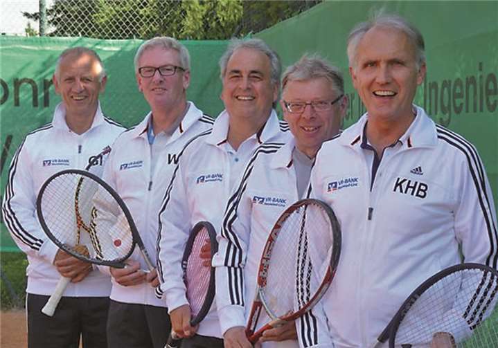 Kalle Brands, Kurt Krause, Peter Schaller, Wolfgang Janke und Günter Idzcak (v.l.).privat