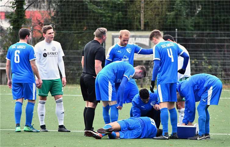 Kampf und Einsatz überwogen in der Partie.