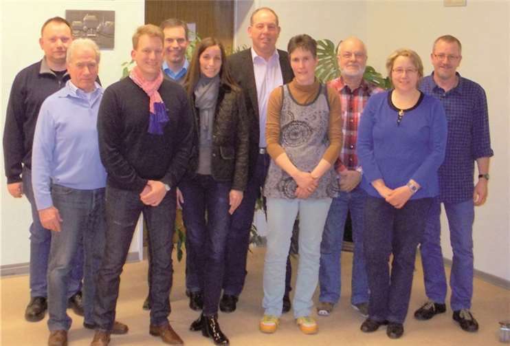 Kandidaten der CDU Wolken v.l. : Bernd Maas, Rudolf Gottreich, Patrick Oster, Norbert Rausch, Jasmin Oster, Walter Hain, Petra Heinen, Uwe Andres, Ursula Werner-Gibbert, Claus Welte, es fehlt Karl Heinzen. privat