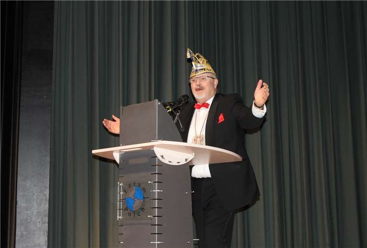 Kanzler Willi Wagner eröffnete die „Nacht der Studiosen“.