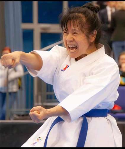 Karateka Shirley Fernan.  Foto: privat