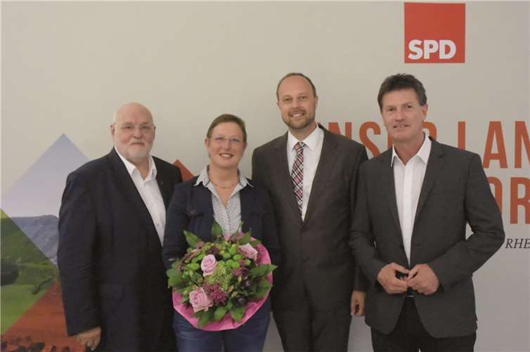 Karin Küsel-Ferber bei ihrer Wahl zur Direktkandidatin. Privat