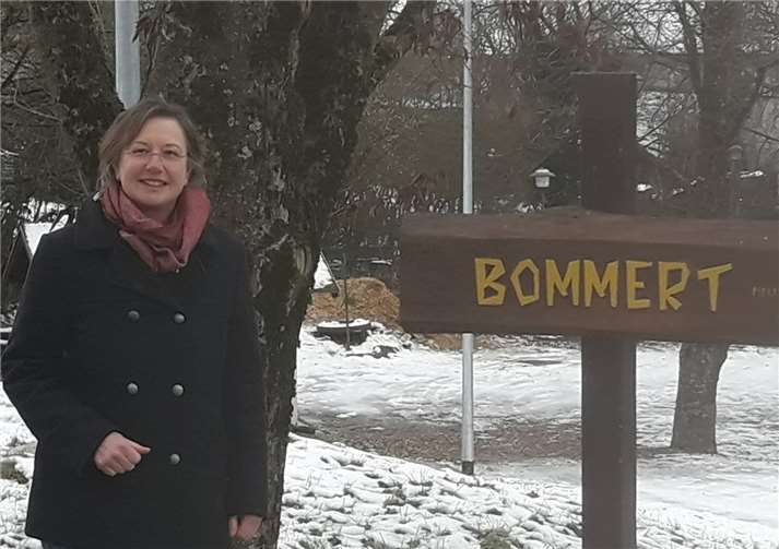 Karin Küsel machte sich vor Ort ein Bild vom „Bommert“. Foto: privat