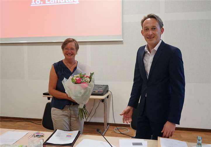 Karin Küsel mit Marc Ruland.Foto: privat
