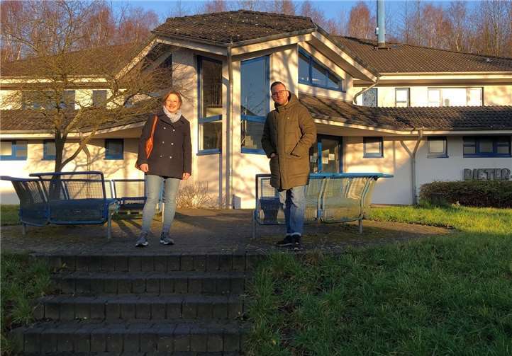 Karin Küsel und Kai Dommershausen beim Dorfrundgang. Foto: SPD Bendorf