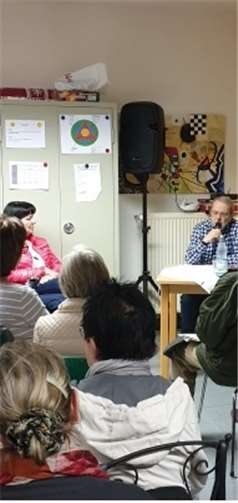 Karl-Heinz Elsners Lesung berührte tief. Foto: privat