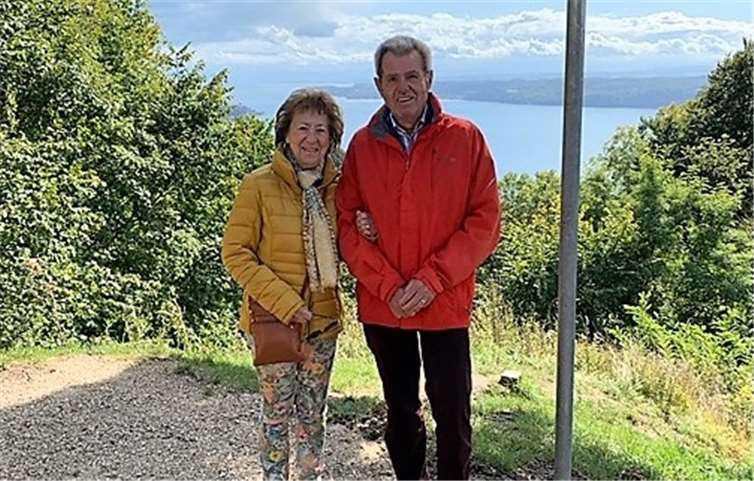 Karl-Heinz Joisten mit seiner Frau Trudi.Fotos: Alfred Eich