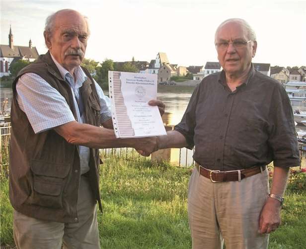 Karl-Heinz Recklies wurde für seine 50-jährige Mitgliedschaft geehrt. privat