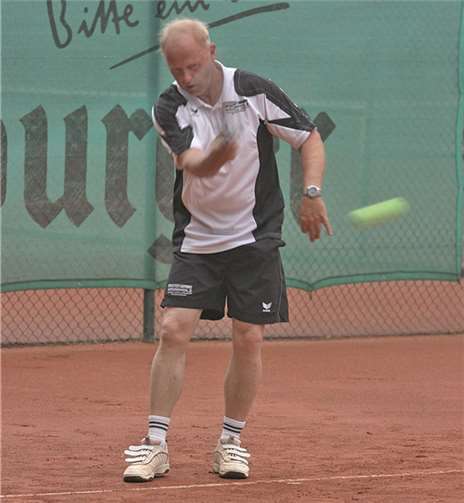 Karl-Heinz Reitz bot, wie alle Akteure der Herren 50, eine souveräne Vorstellung. privat