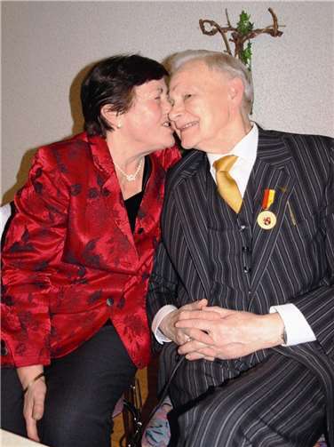 Karl Kreuzberg mit Ehefrau Anneliese.