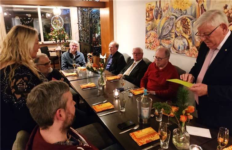 Karl Nachtsheim hielt eine kurze Rückschau auf die vergangenen Jahre.  Foto: