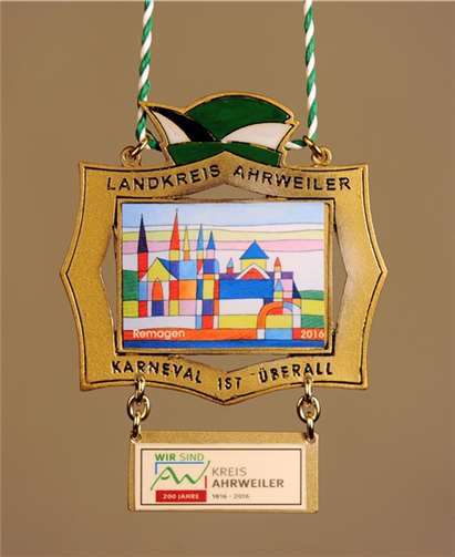 Karneval ist überall und jedes Jahr - das 200-jährige Kreisjubiläum aber nur 2016. Kreisverwaltung Ahrweiler