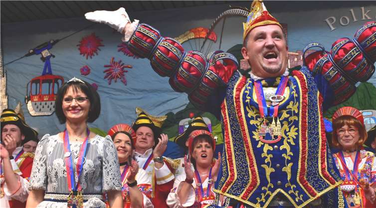 Karnevalisten mit Leib und Seele sind Prinz Klaus und Prinzessin Lena, die jetzt proklamiert wurden. HEP