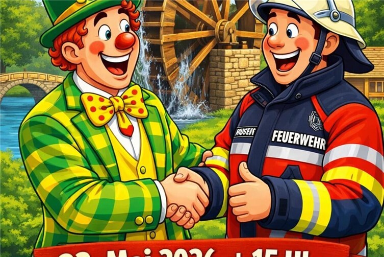 Karnevalisten und Feuerwehr agieren Hand in Hand fürs Parkfest.