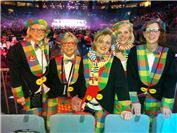 Karnevalsgrüppchen aus Bad Breisig im Januar 2017 in der Lanxess-Arena.