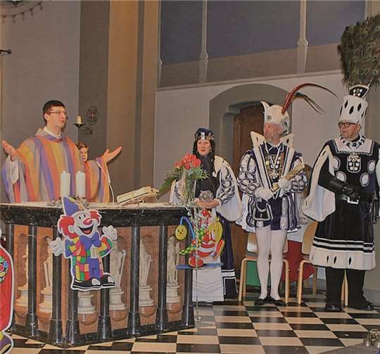 Karnevalsmesse in Heimerzheim mit den Tolitäten.privat