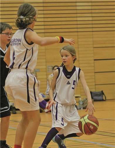 Karo gegen die Erftbaskets. privat