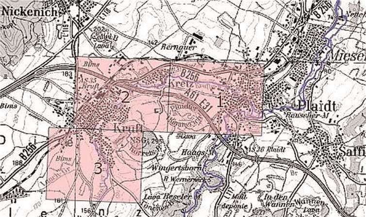 Karte Krufter Bach.