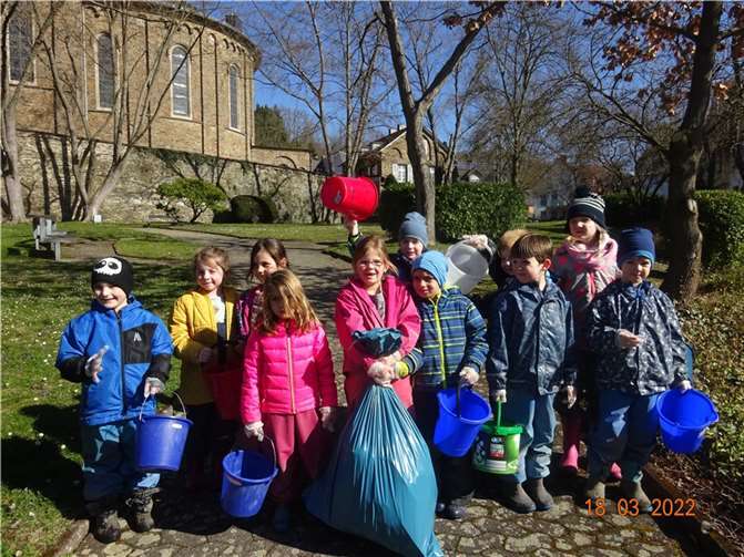 „Dreckwegtag“ war ein voller Erfolg Kath. Kindergarten Marinburg in Vallendar.