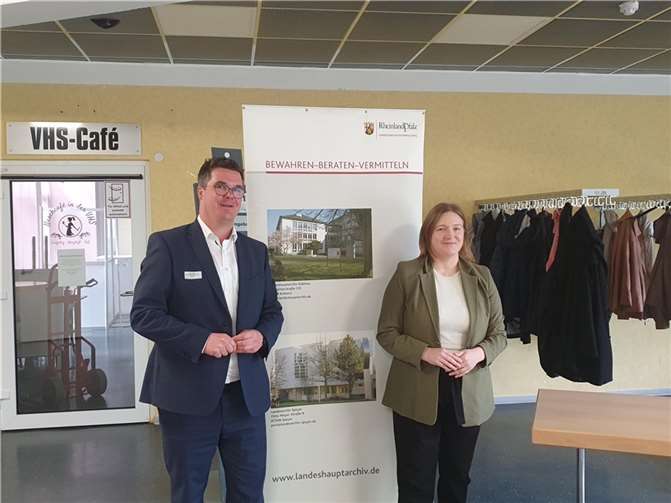 Katharina Binz beim Archivtag in Neuwied. Quelle: Landeshauptarchiv Koblenz