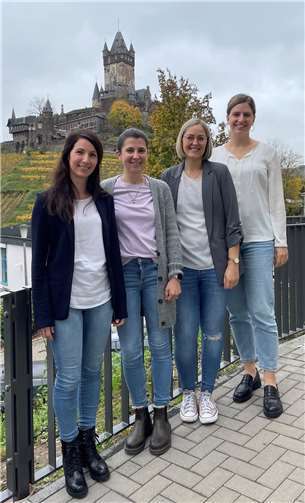 Katharina Emmerich, Natascha Kugel, Maike Stettler und Catrin Sturm. Foto: Realschule plus Cochem