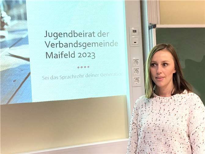 Katharina Machno war zu Gast bei der IGS Maifeld. Foto: Sylvia Langen