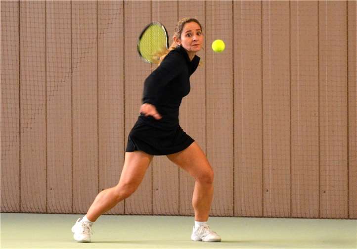 Katharina Sitko (TC Bad Breisig) gewann gegen Sandra Beyl vom TC RL Lahnstein.