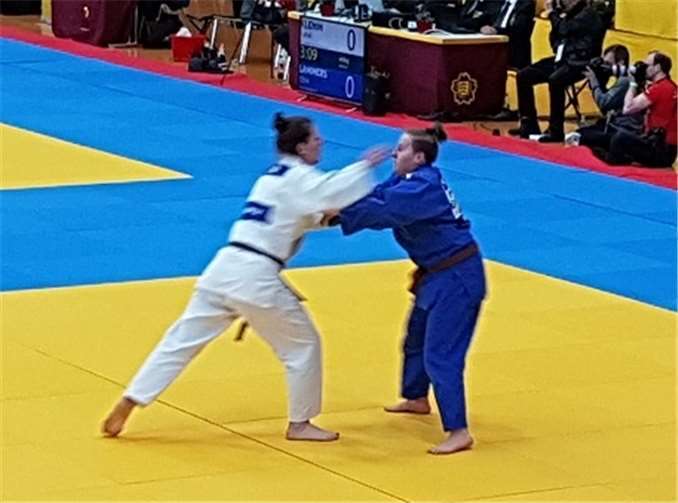 Katharina Stube in der Trostrunde.