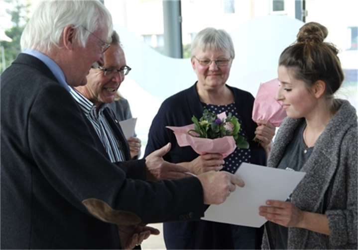 Katja Wellnitz (Klasse AG 214) belegte den ersten Platz in der Kategorie Werbekampagne.