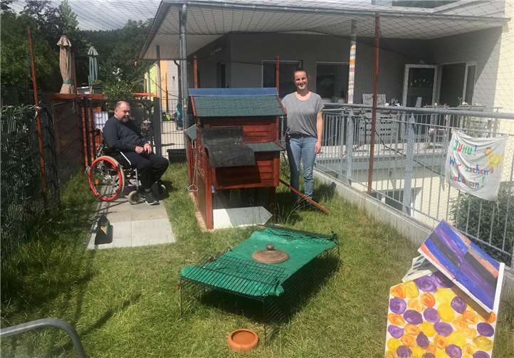 Katrin Kreusch mit Susi.