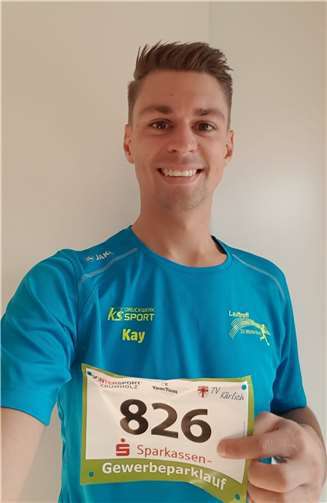 Kay Daleki lief die 10-km-Strecke. Foto: privat