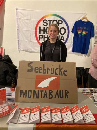 Keana Müller hat die Initiative „Seebrücke Montabaur“ ins Leben gerufen.  Foto: Seebrücke